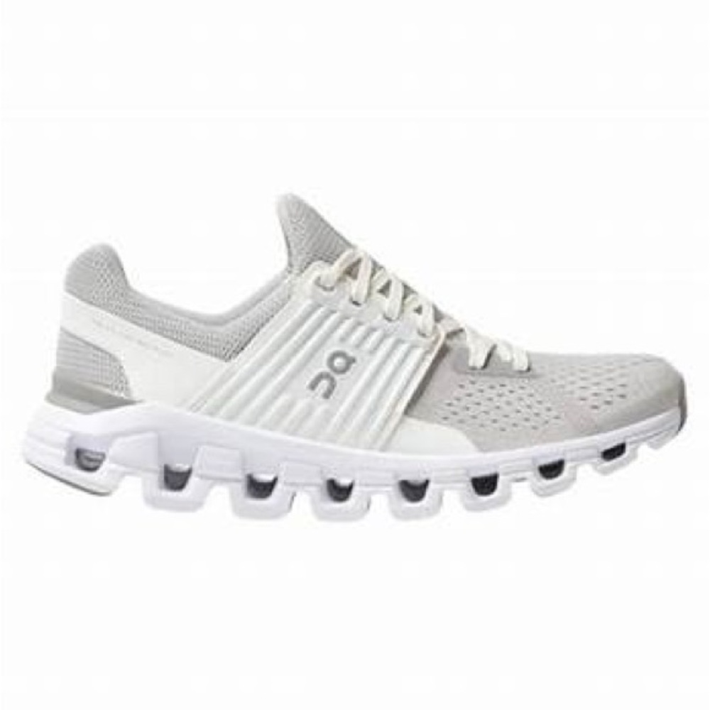 On Running Women's White/Gray Running Shoes